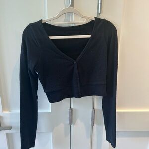 Alo cropped cardigan